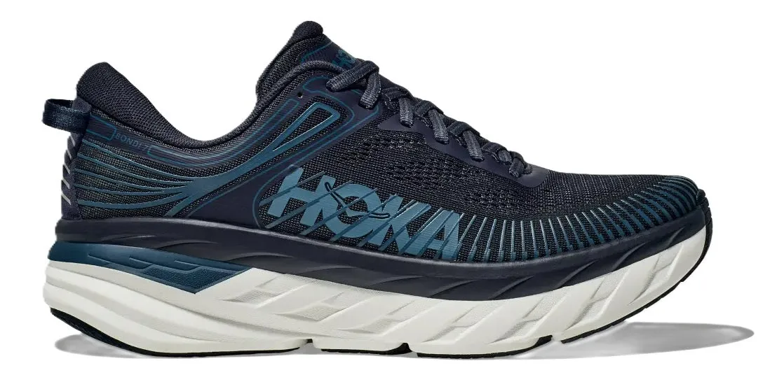 HOKA BONDI 7 (2E Width) M-1110530 OTRS - OUTERSPACE/WHITE