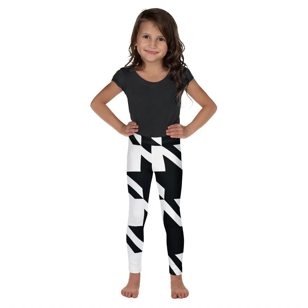 Kids' Girls Houndstooth Yoga Pants Leggings