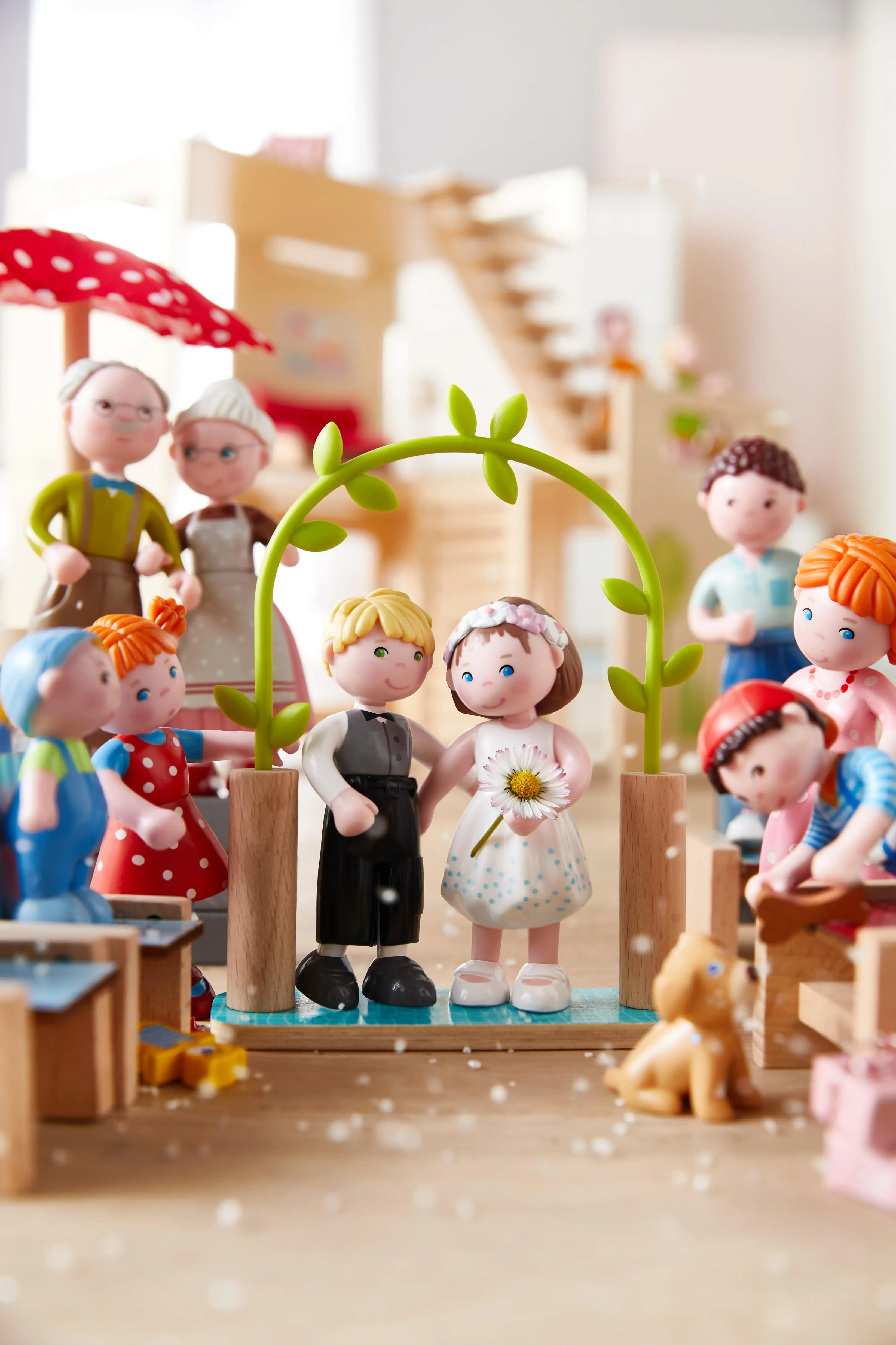 Little Friends Bride & Groom Wedding Play Set