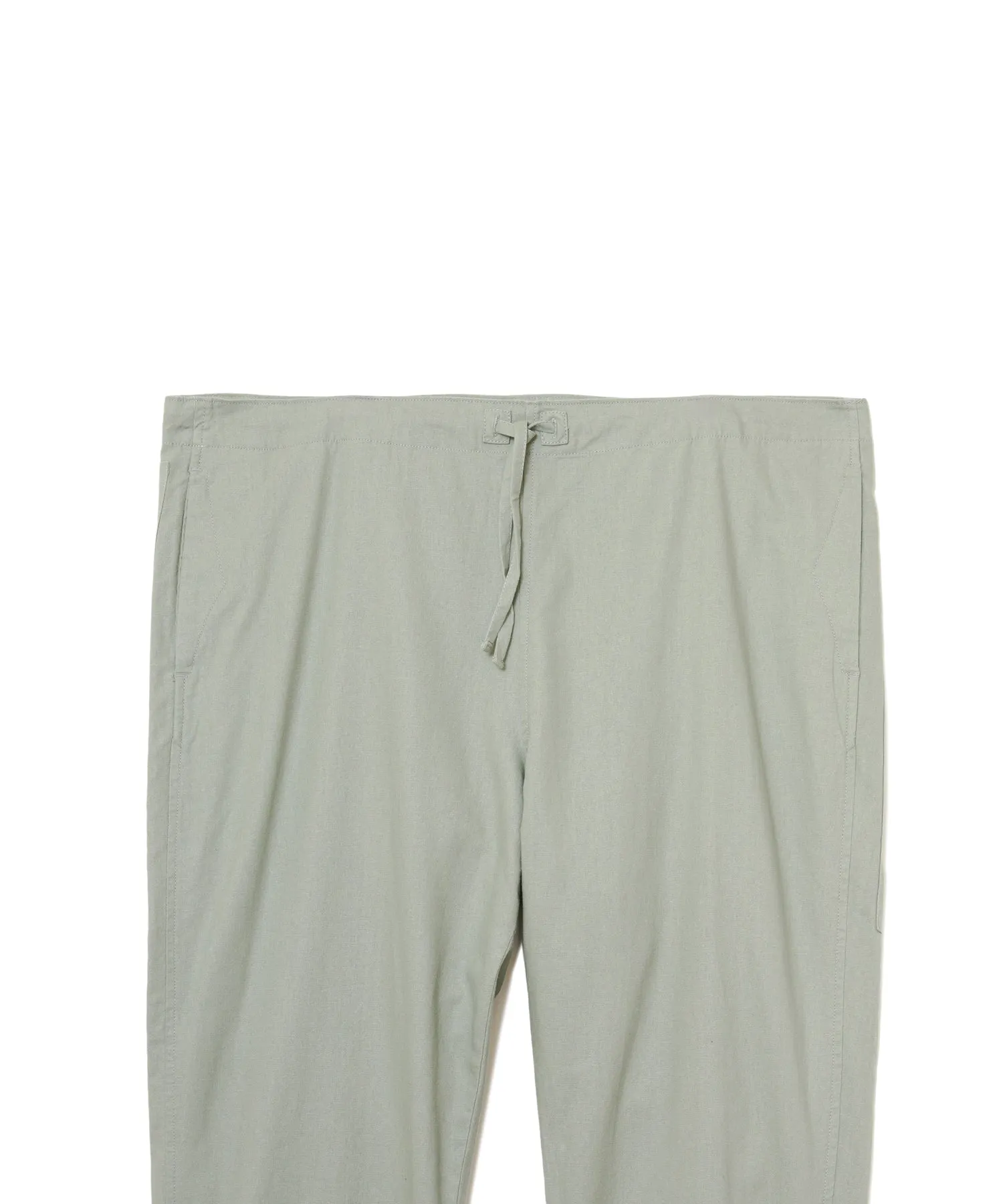 【MEN】ARMY TWILL COTTON LINEN SLAB SLEEPING PANTS