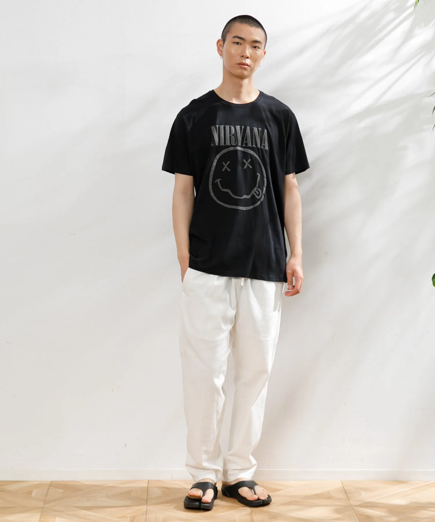 【MEN】ARMY TWILL COTTON LINEN SLAB SLEEPING PANTS