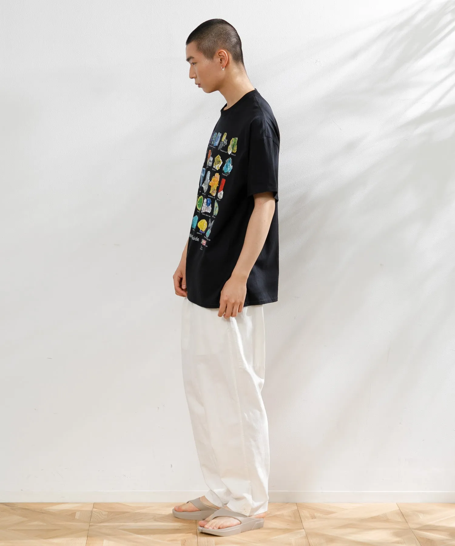 【MEN】ARMY TWILL COTTON LINEN SLAB SLEEPING PANTS