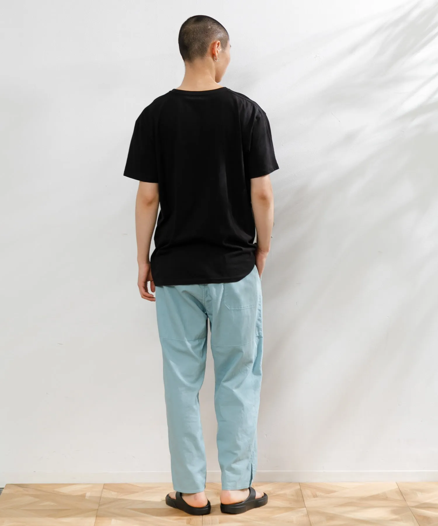 【MEN】ARMY TWILL COTTON LINEN SLAB SLEEPING PANTS