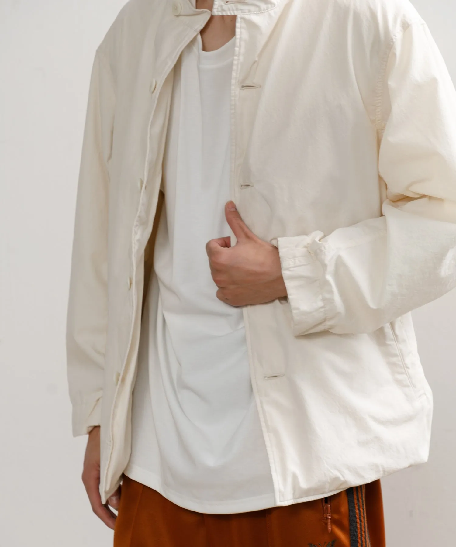 【MEN】nanamica Band Collar Jacket