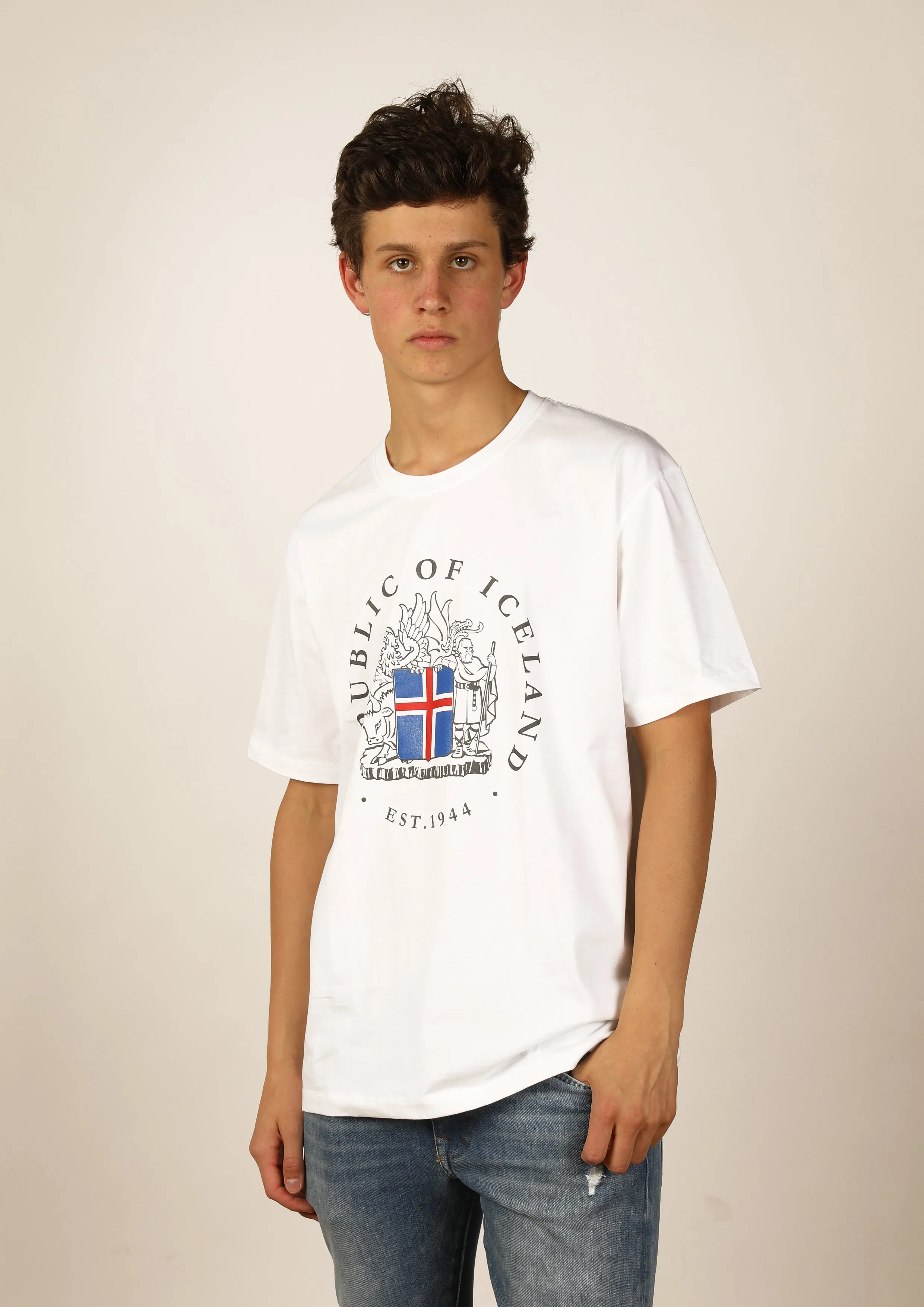 Men's Iceland T-shirt Coat of Arms