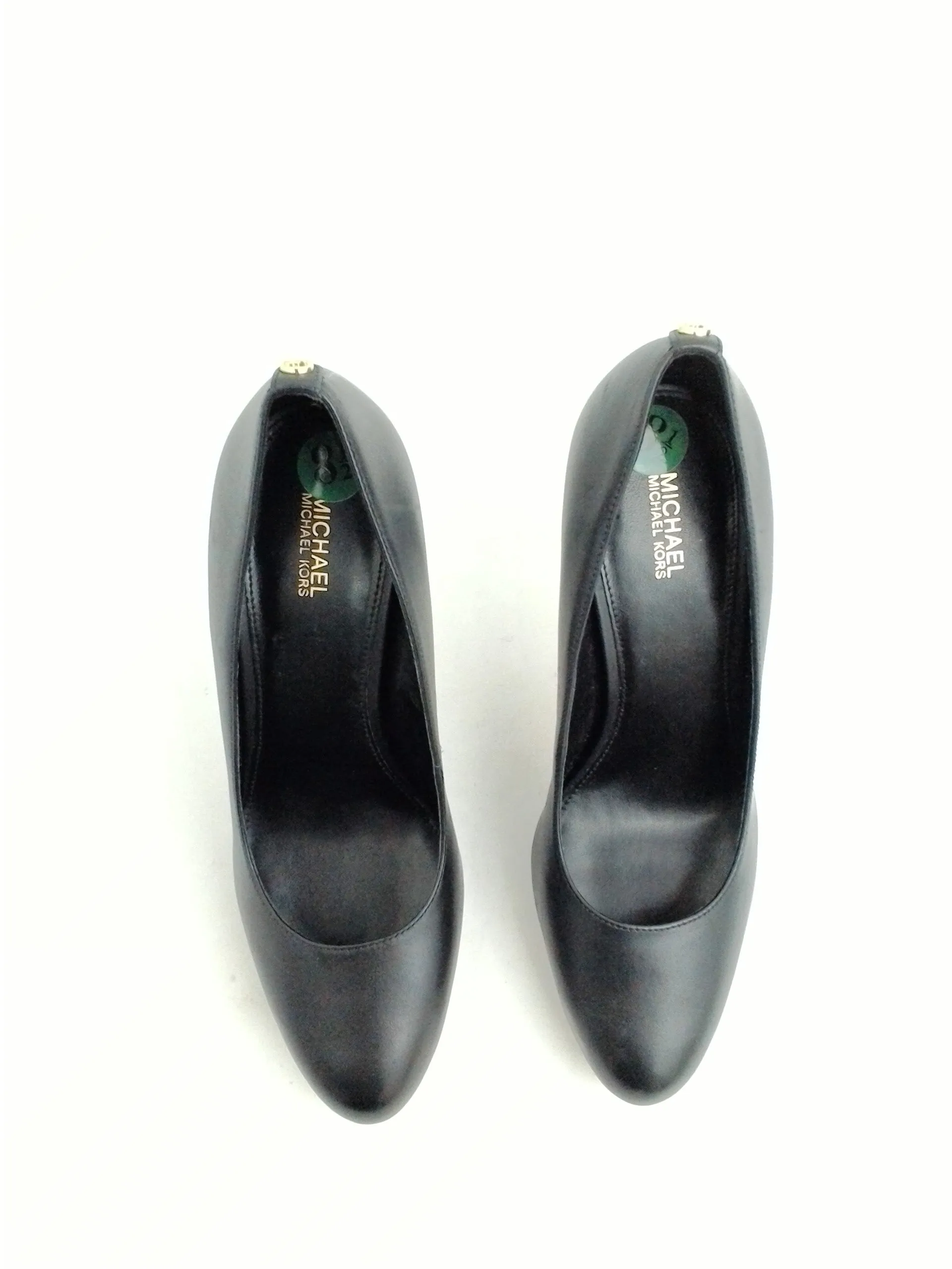 Michael Kors Women's Black Leather Heels Size 8.5 M