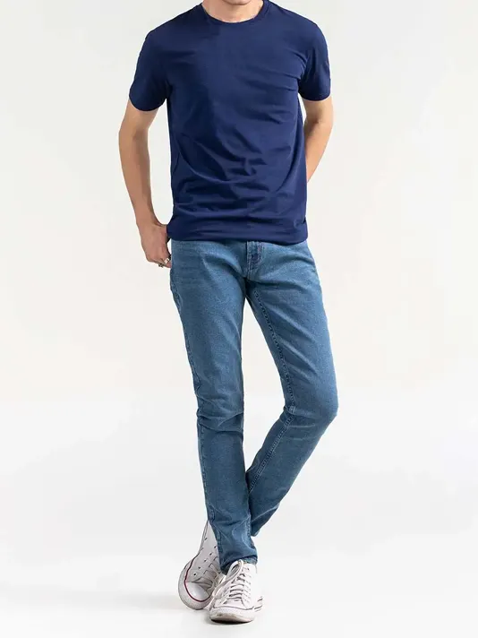 Navy Crew Neck T-shirt