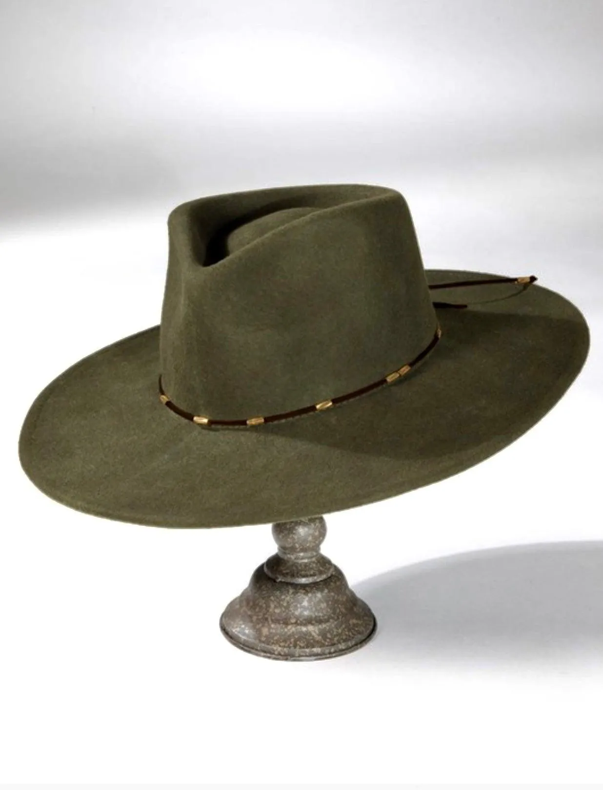 Olive Panama hat