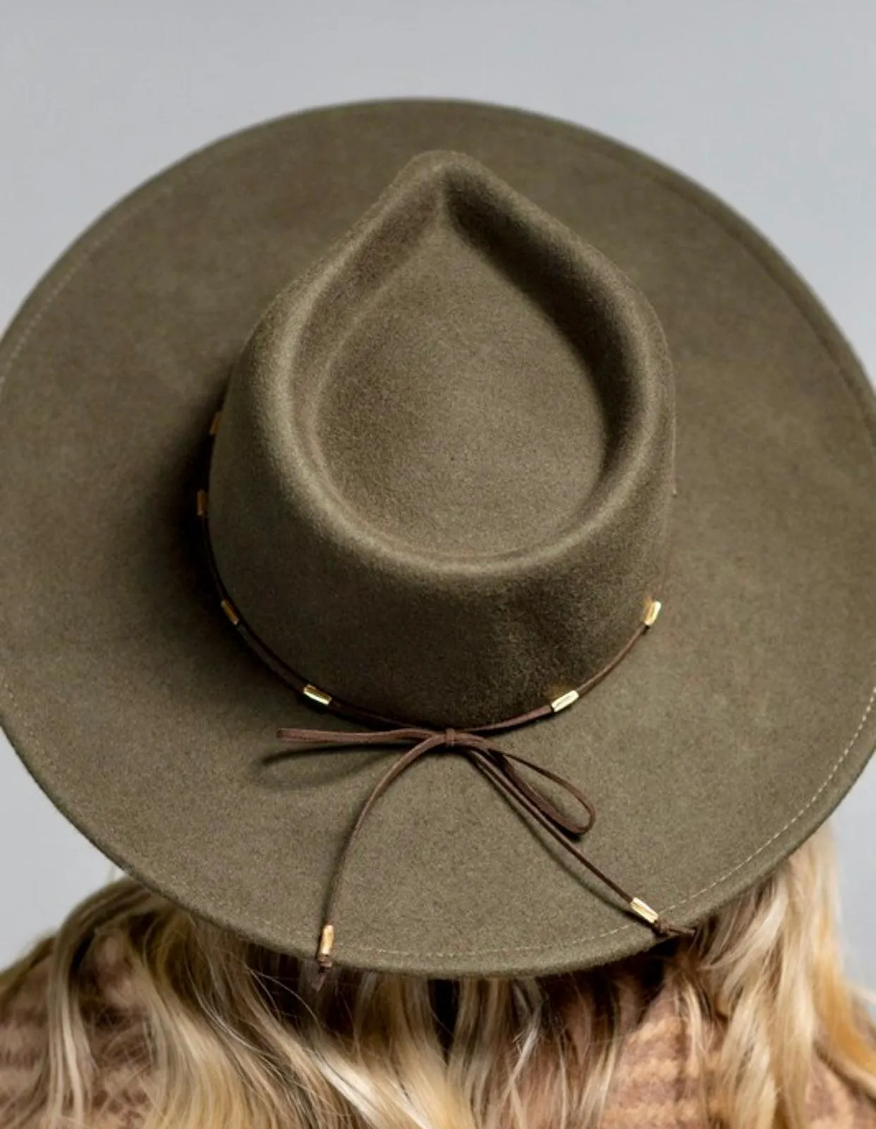 Olive Panama hat