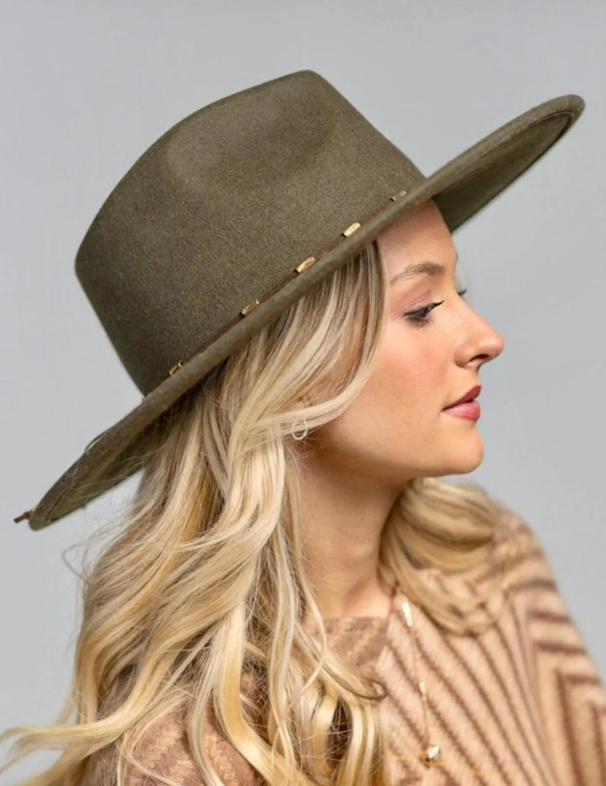 Olive Panama hat