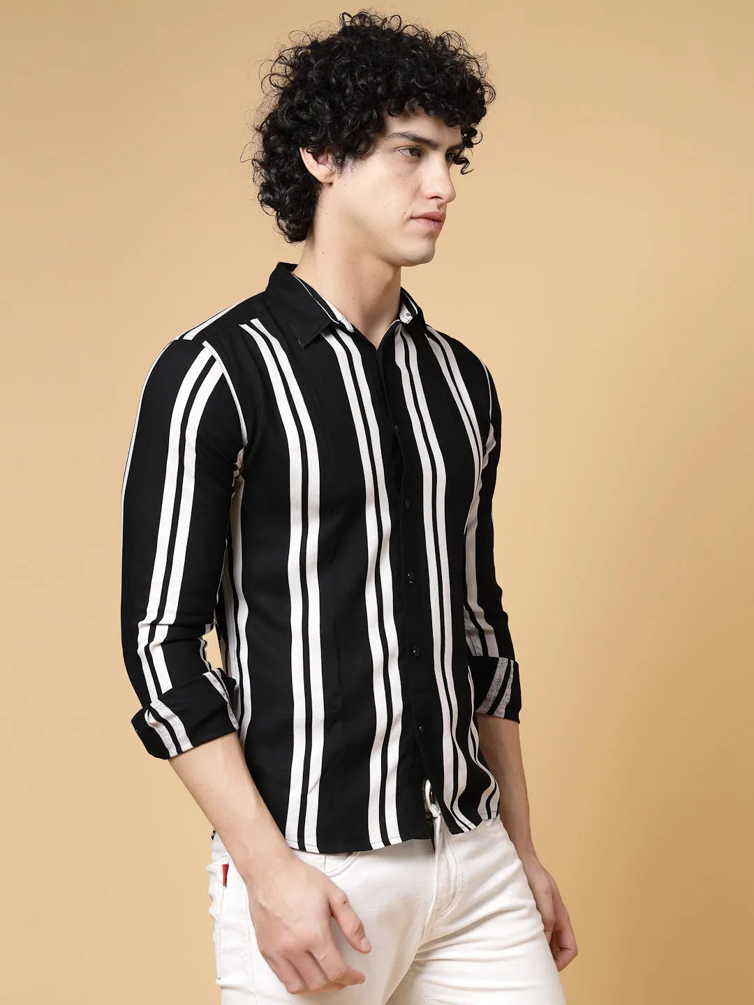 Onyx Striped Shirt