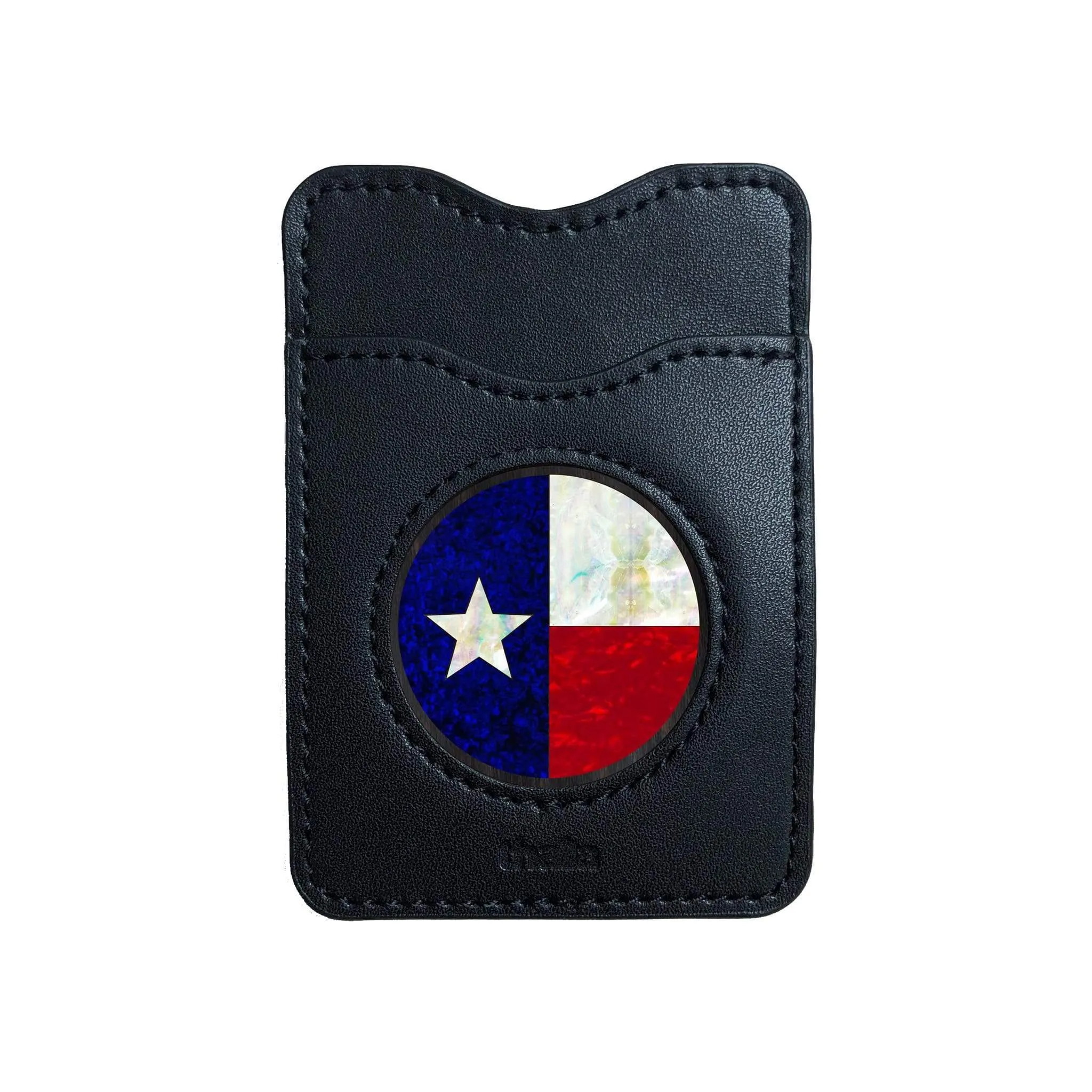 Pearl Texas Lonestar Flag | Leather Phone Wallet