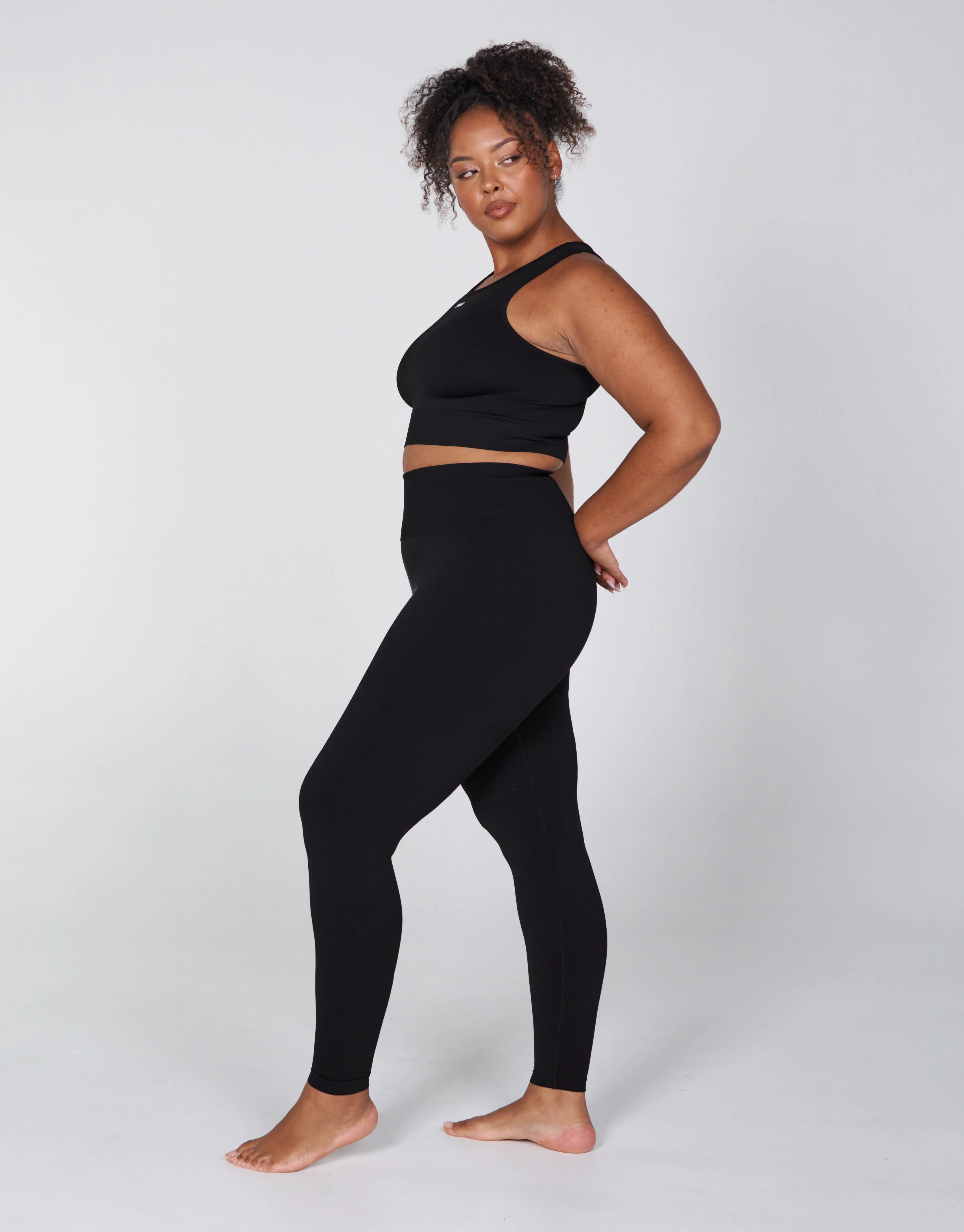 Premium Seamless Favourites Cropped Singlet - Astro