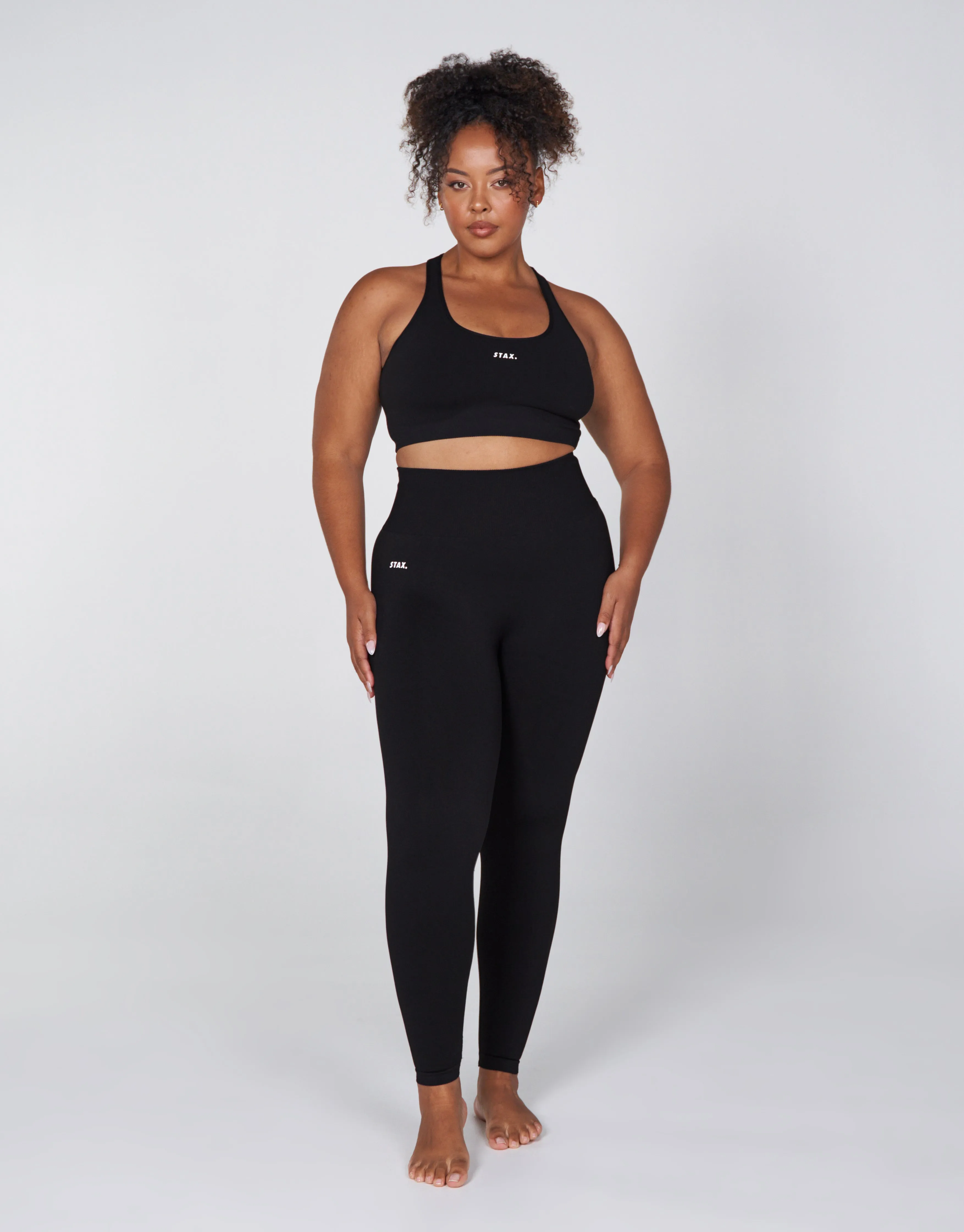 Premium Seamless Favourites Racer Crop - Astro