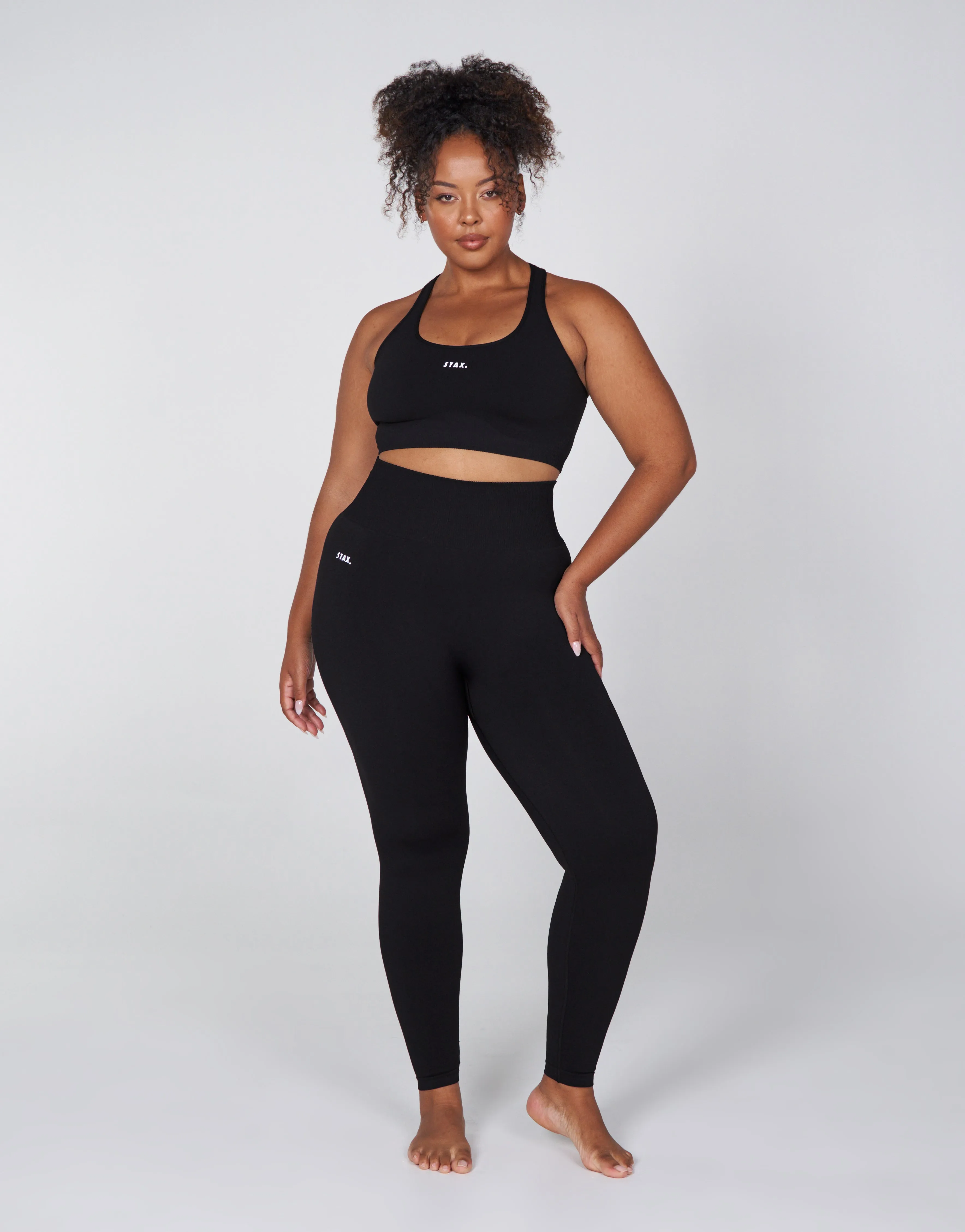 Premium Seamless Favourites Racer Crop - Astro