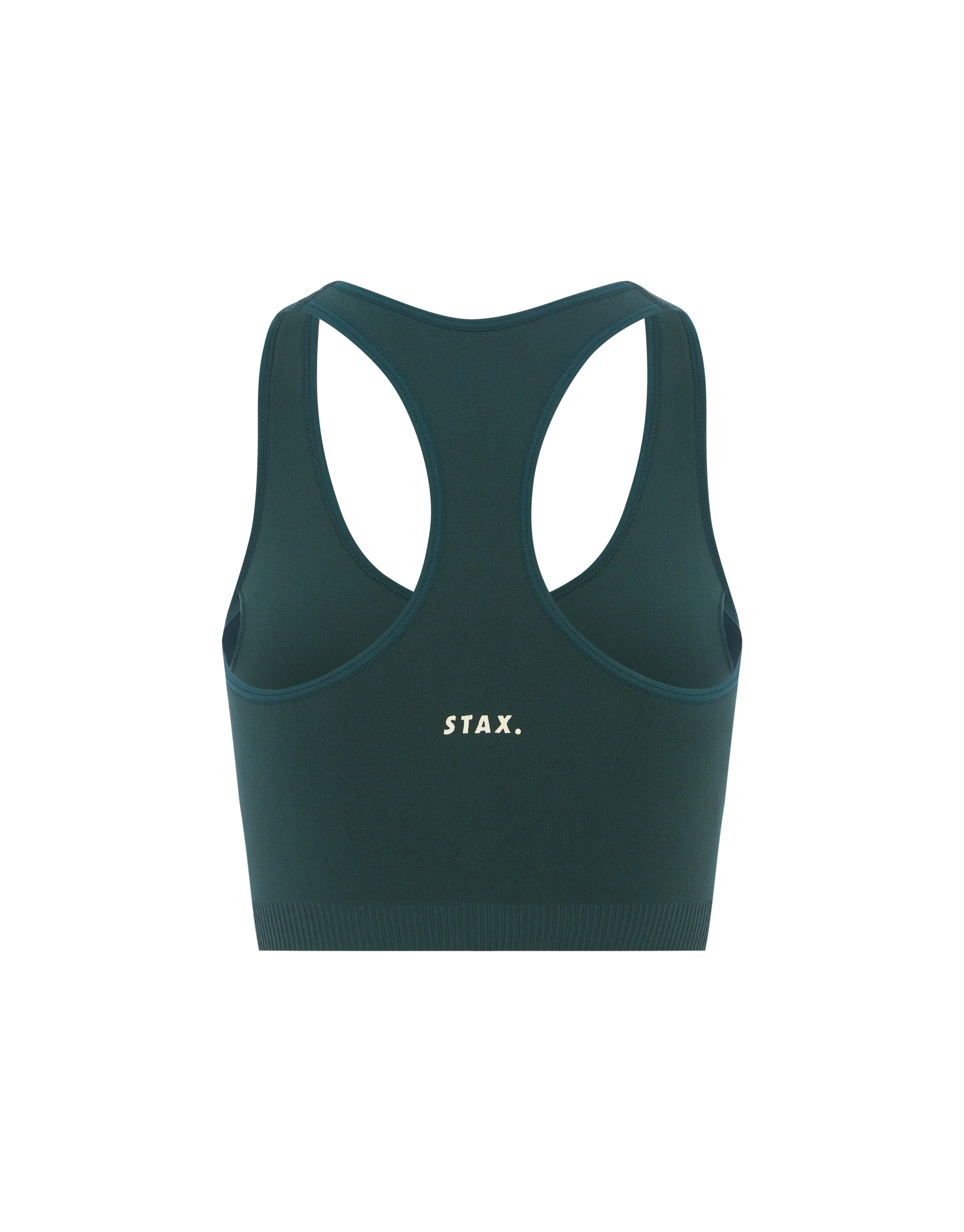 Premium Seamless Favourites Racer Crop - Pine