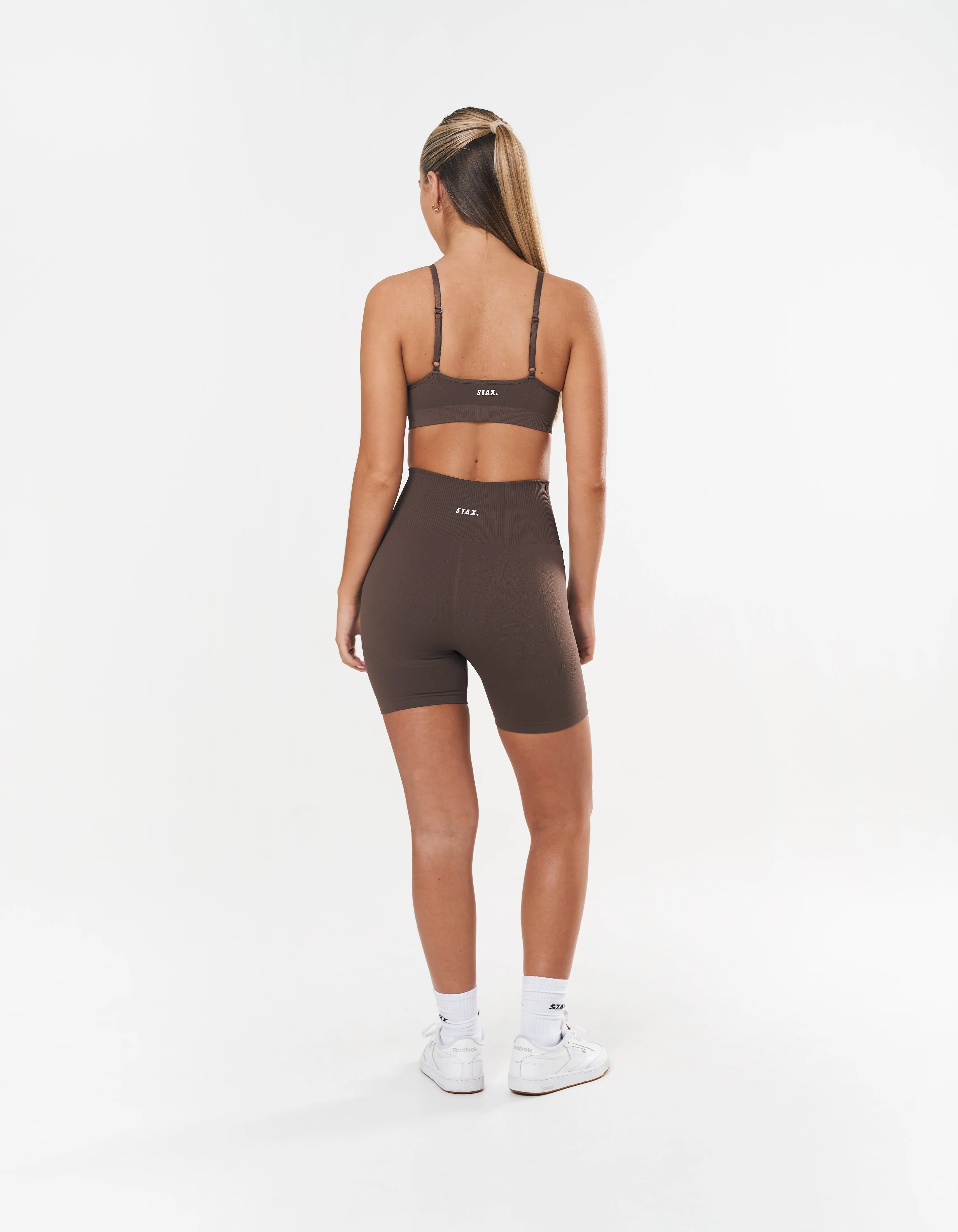 Premium Seamless Midi Bike Shorts - Cedar