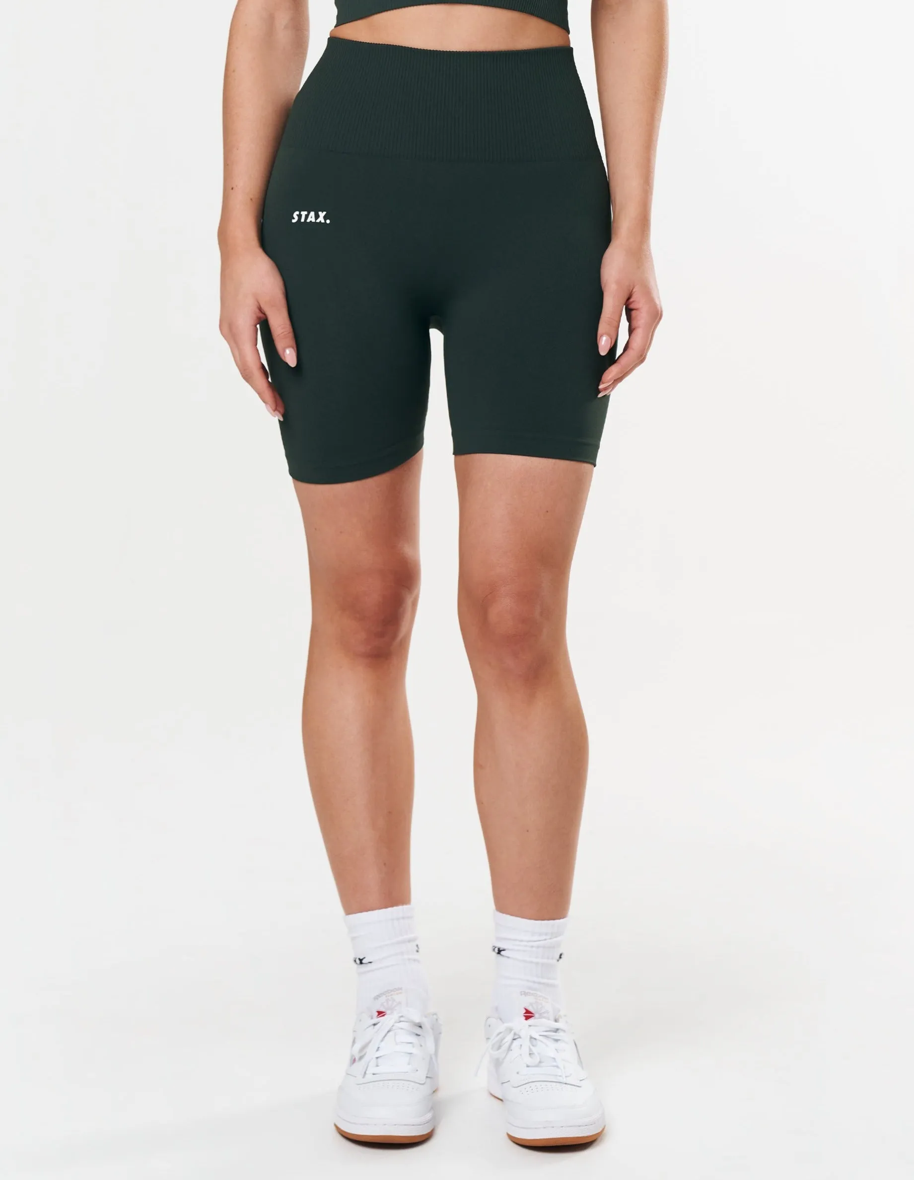 Premium Seamless Midi Bike Shorts - Porsche