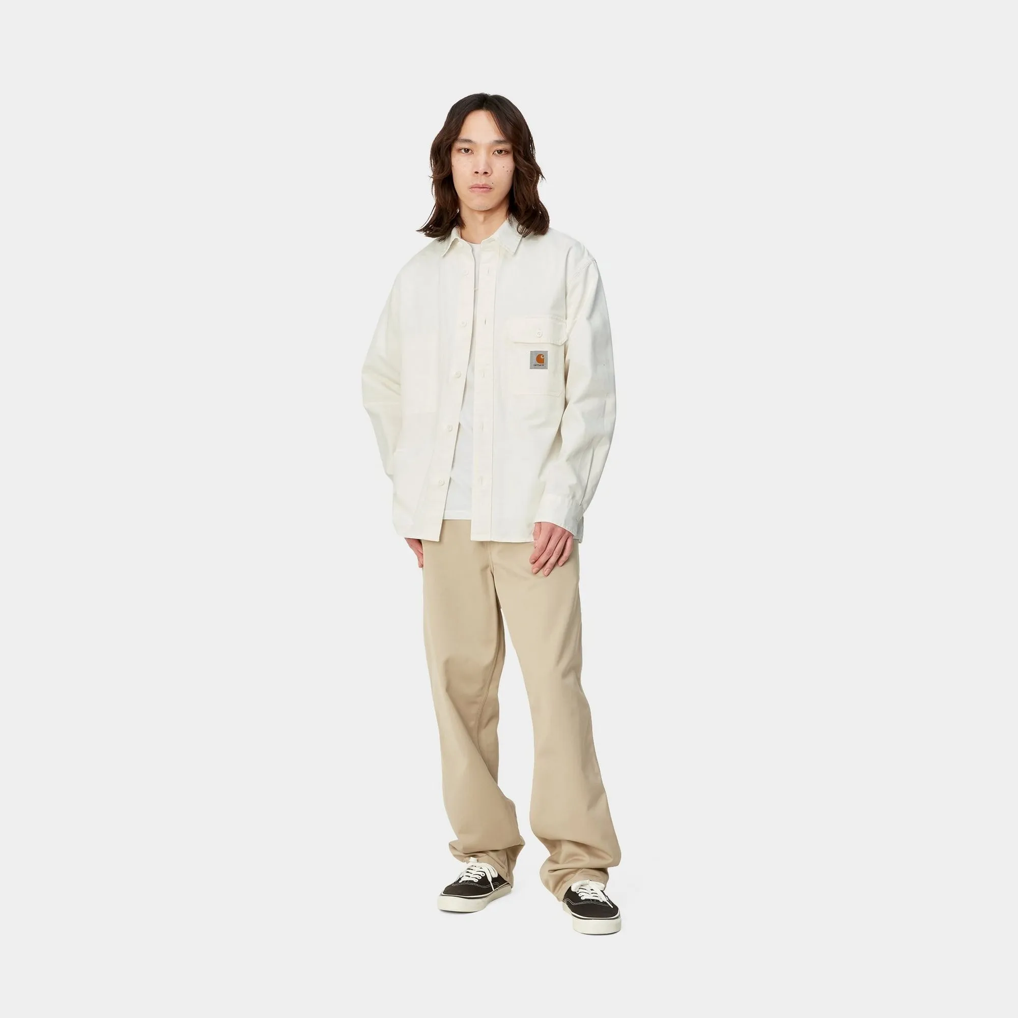 Reno Shirt Jacket | Off-White (garment dyed)