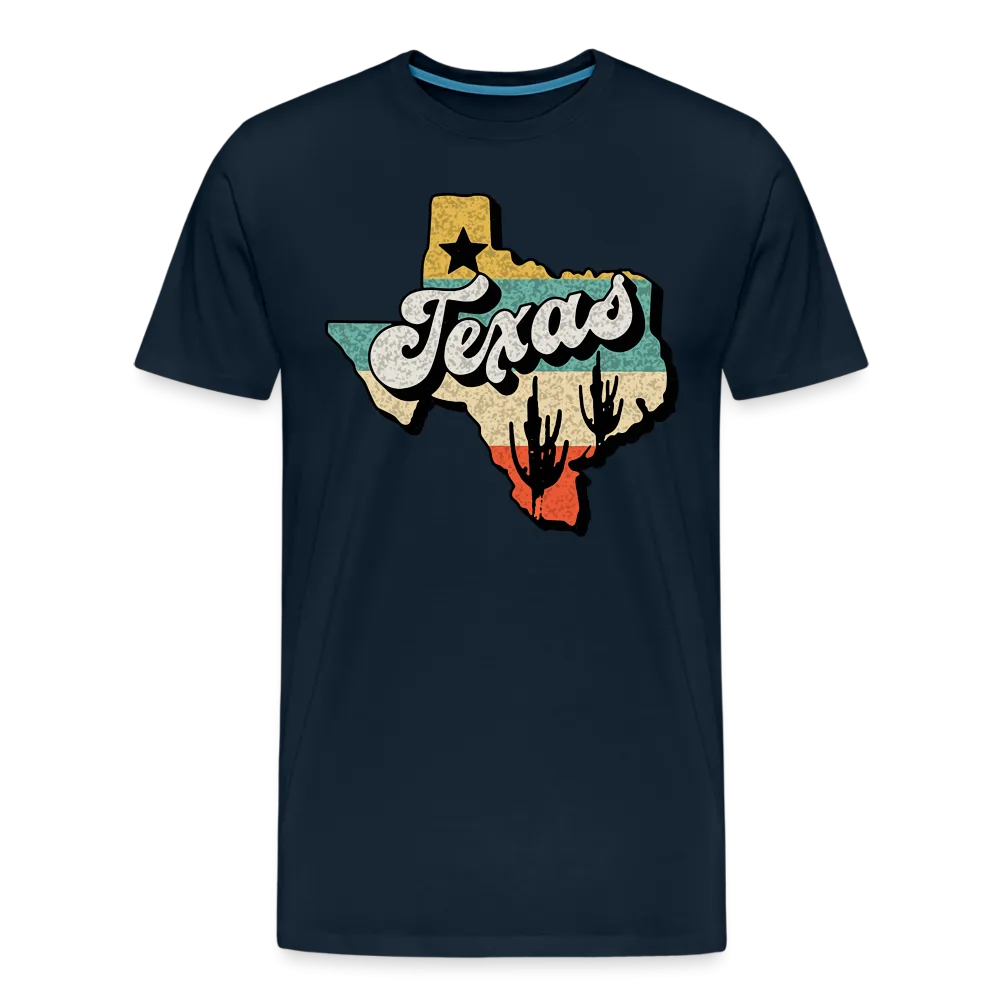 Retro Texan Vibes: Premium Cotton Shirt with Vintage Texas Logo