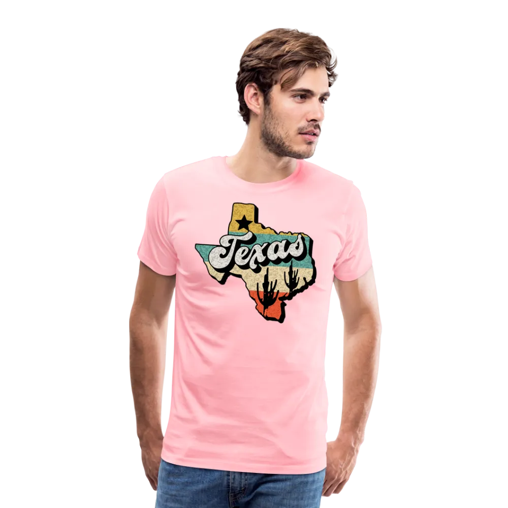 Retro Texan Vibes: Premium Cotton Shirt with Vintage Texas Logo