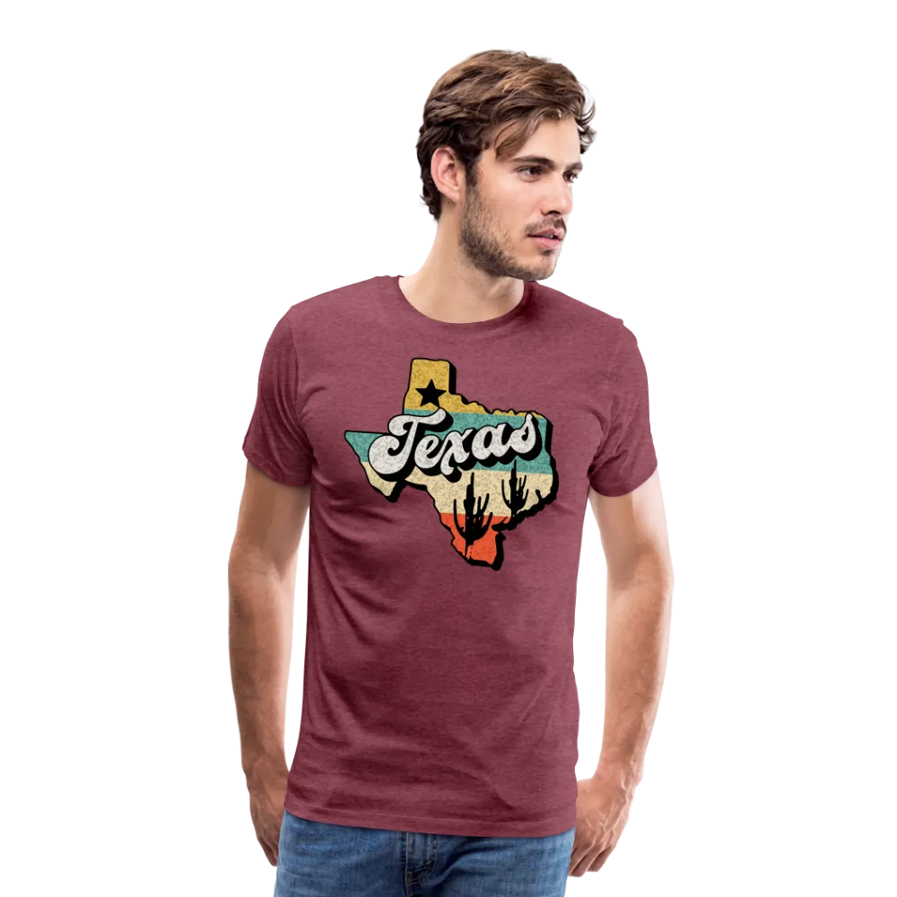 Retro Texan Vibes: Premium Cotton Shirt with Vintage Texas Logo