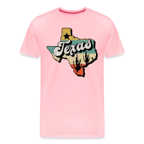 Retro Texan Vibes: Premium Cotton Shirt with Vintage Texas Logo