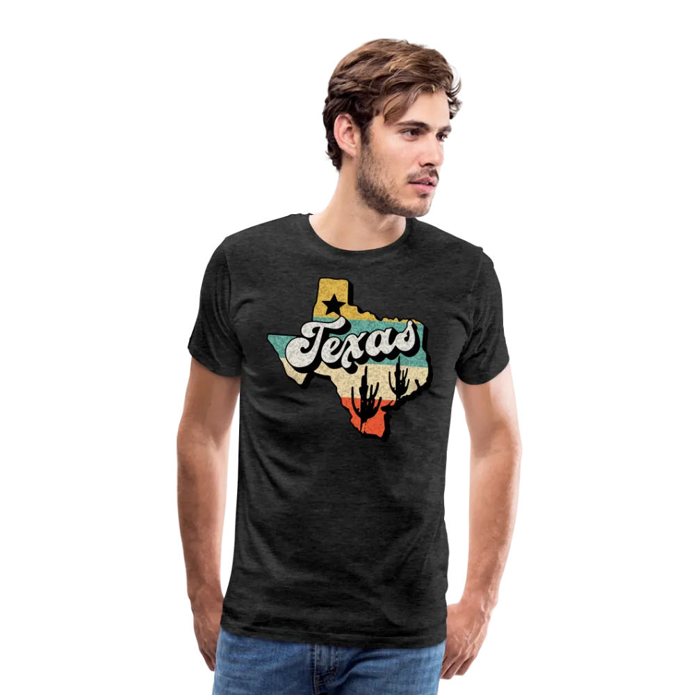 Retro Texan Vibes: Premium Cotton Shirt with Vintage Texas Logo