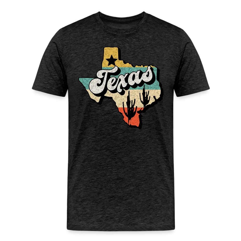 Retro Texan Vibes: Premium Cotton Shirt with Vintage Texas Logo