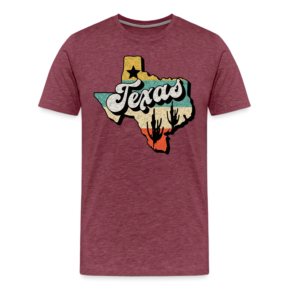 Retro Texan Vibes: Premium Cotton Shirt with Vintage Texas Logo