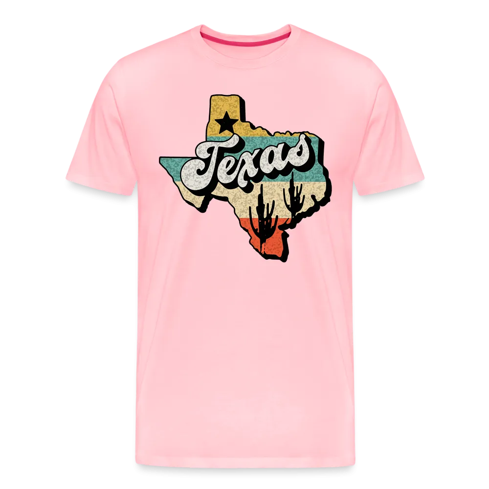 Retro Texan Vibes: Premium Cotton Shirt with Vintage Texas Logo