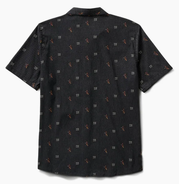 ROARK - Bless Up Breathable Stretch Shirt - Basquiat / Black