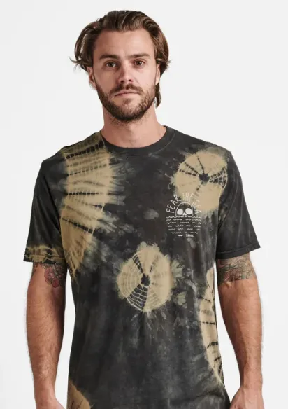 ROARK - Fear The Sea Premium Tee - Dusty Green Shibori