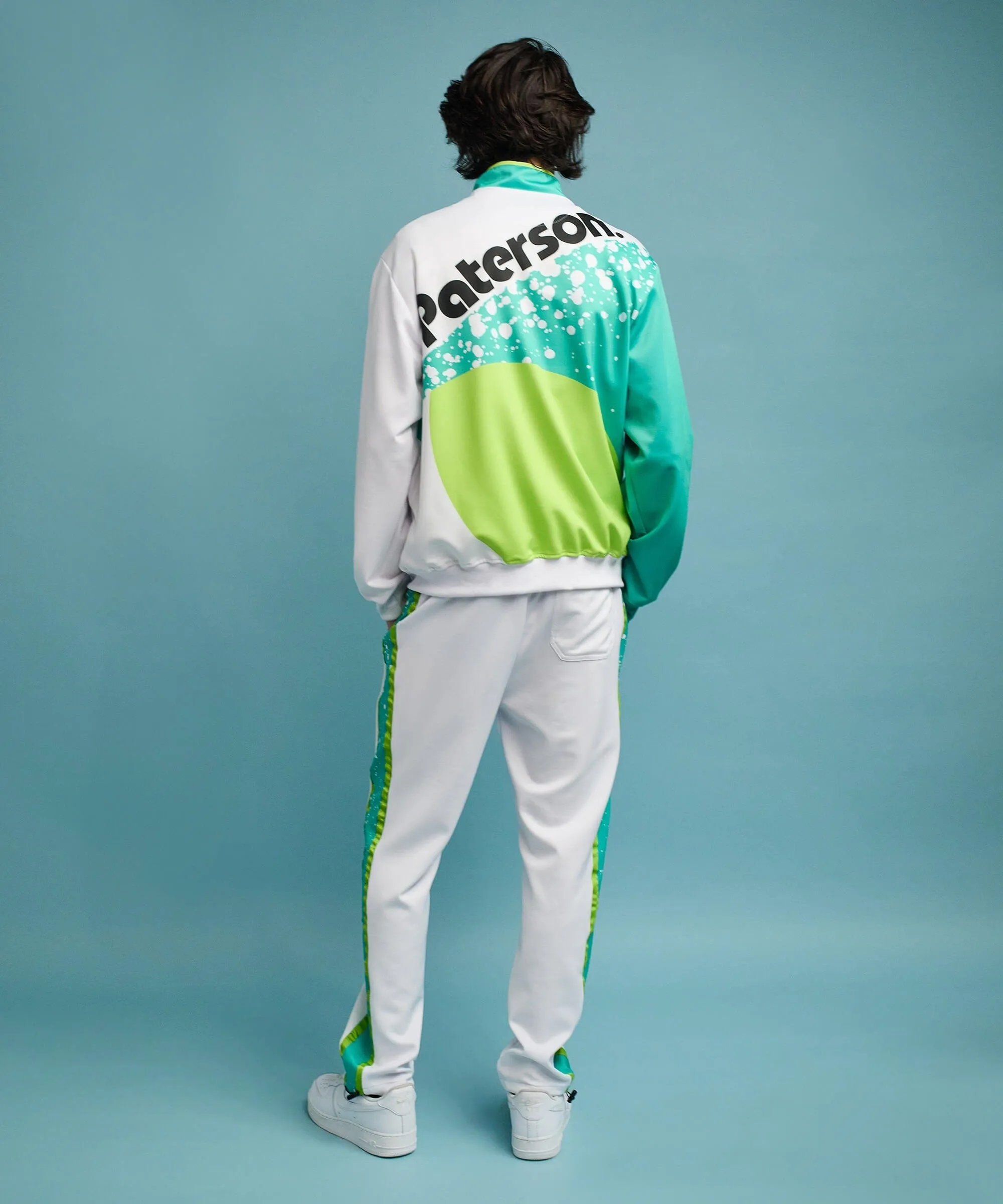 Roddick Track Jacket - White/Neon