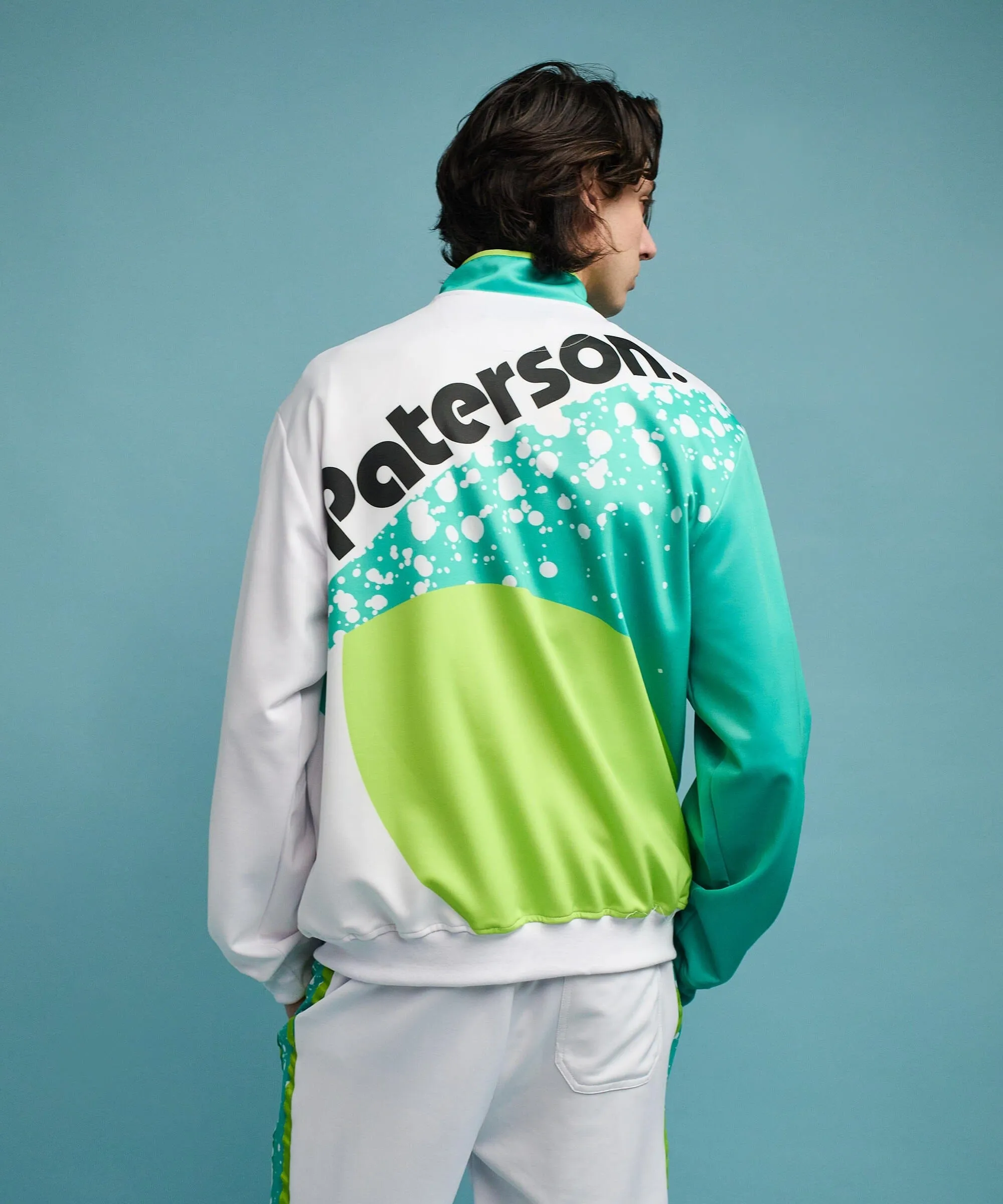 Roddick Track Jacket - White/Neon