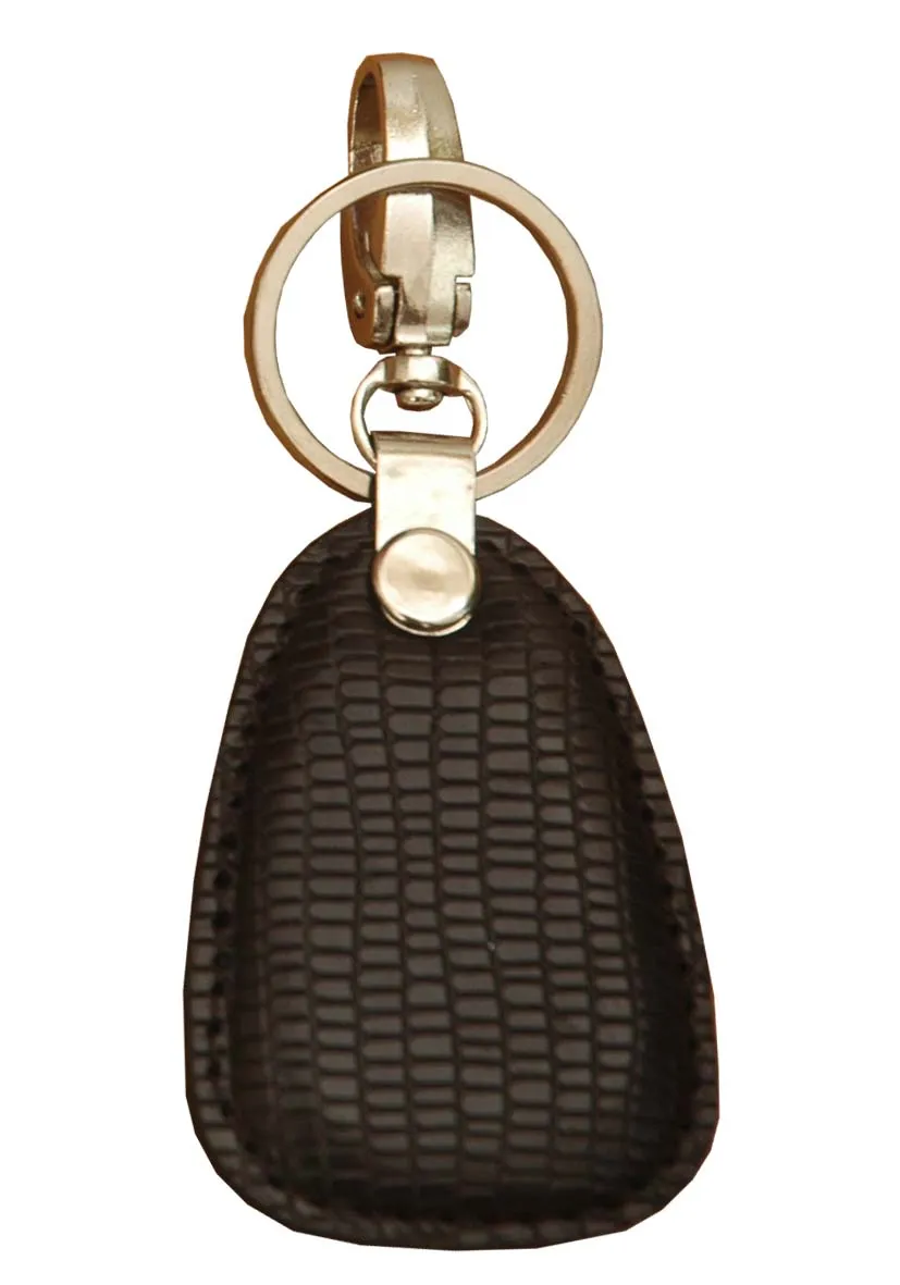 Snake Print Cone Keychain