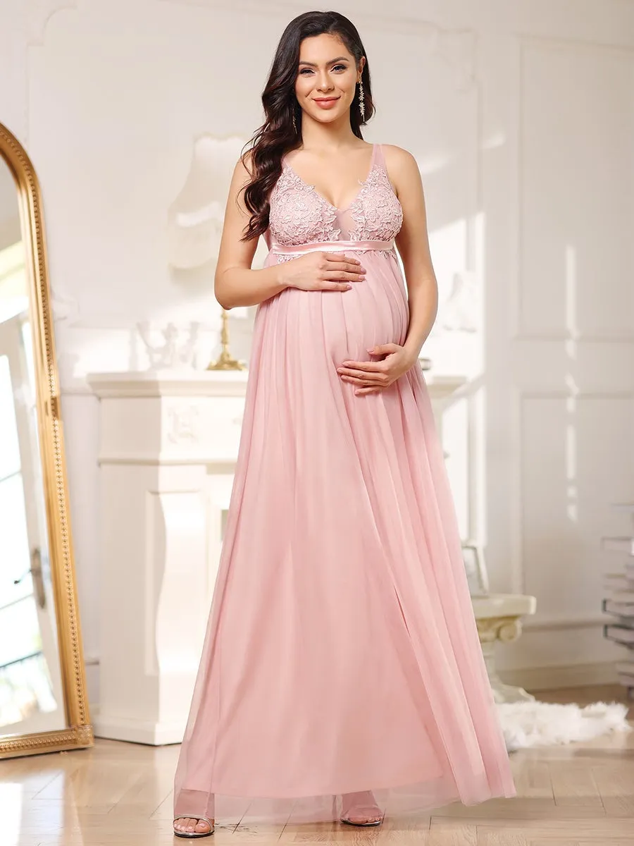 Sultry Sleeveless Long Wholesale Maxi Dress for Pregnant Women