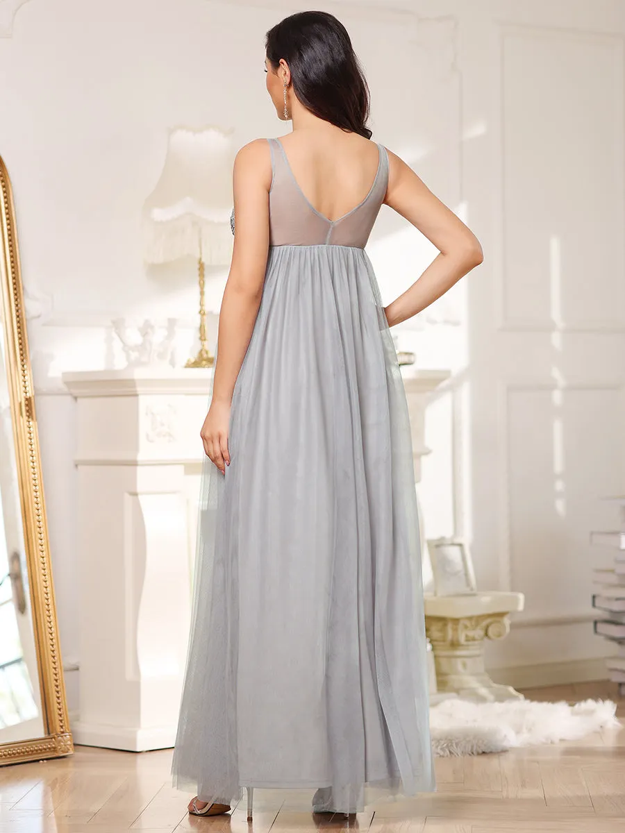 Sultry Sleeveless Long Wholesale Maxi Dress for Pregnant Women