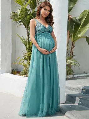 Sultry Sleeveless Long Wholesale Maxi Dress for Pregnant Women