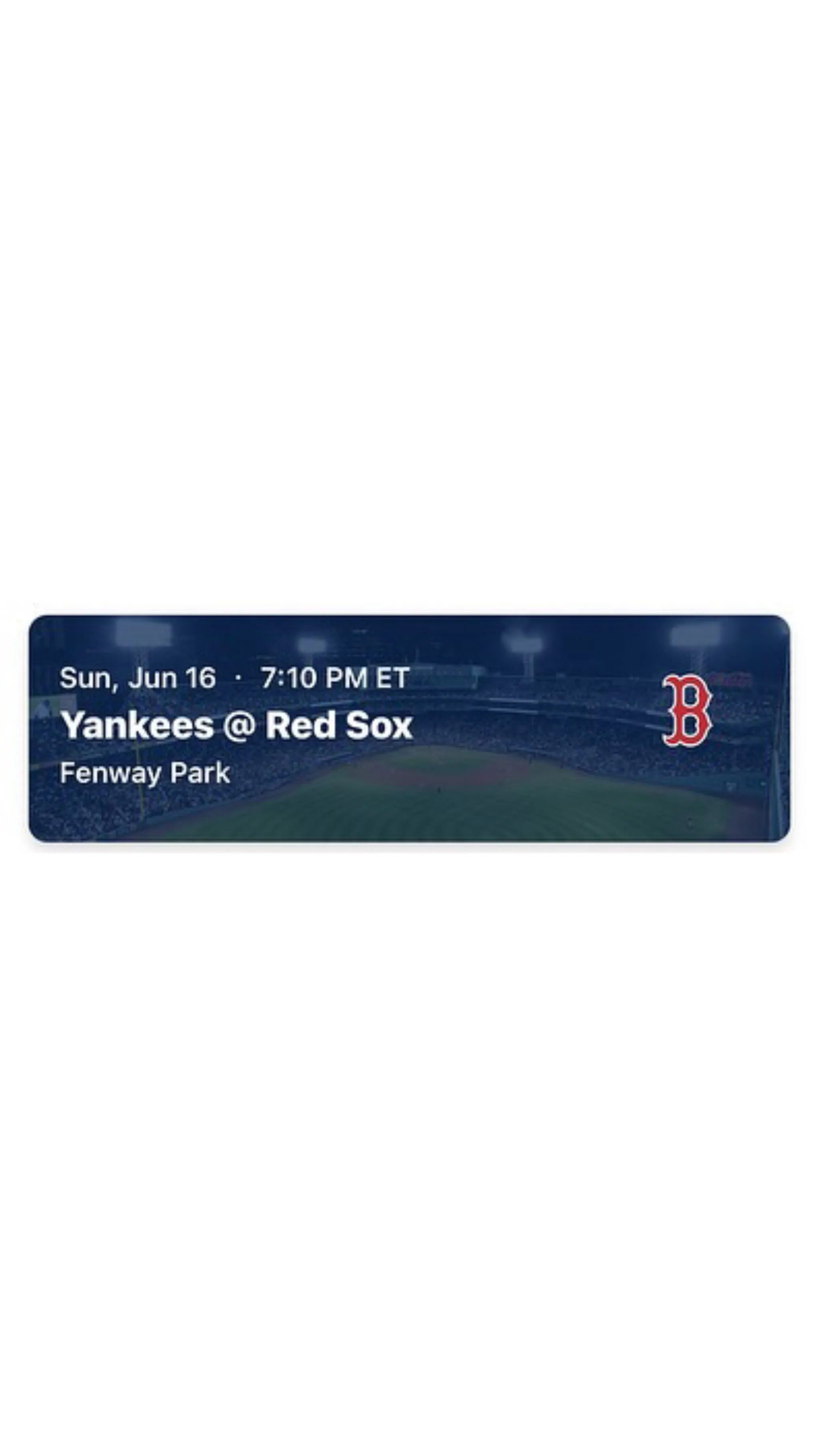 YANKEES vs RED SOX  Exclusive VIP Tickets